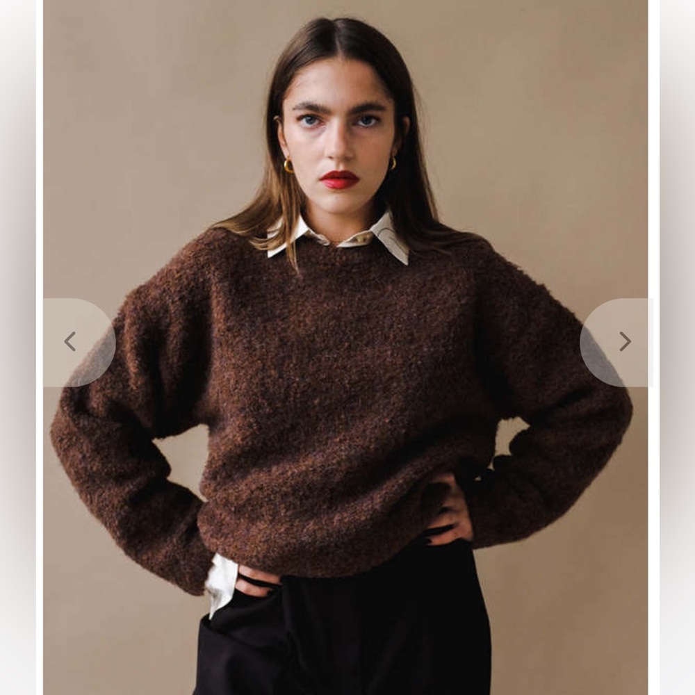 Le Bon Shoppe Envie Cozy Brown Women's Sweater. Size M/ L